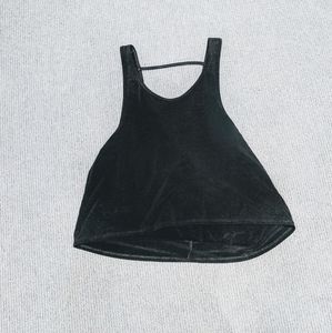 Deep Stretch Black Tank